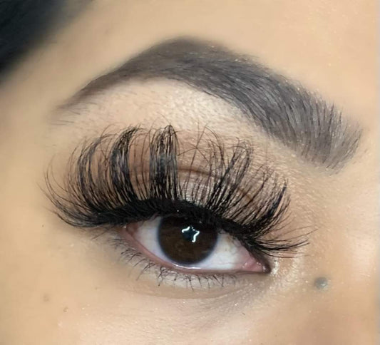 “APPLY PRESSURE” 25MM “Russin Synthetic Lashes