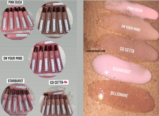 BAWSE SAUCE LIPGLOSS BUNDLE..5 (SQUEEZE TUBE)