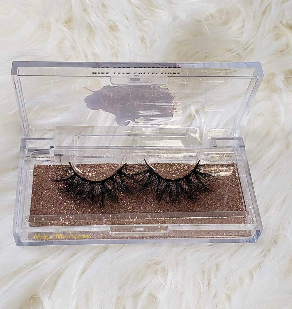 NEW “Make Me Cream” ( 20mm Silk Lashes)